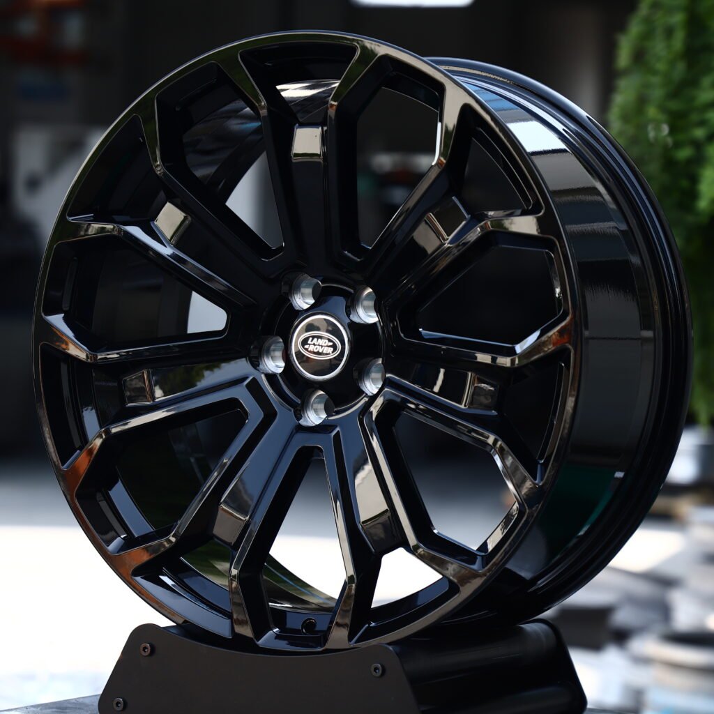 Land Rover Gloss Black 6-Spoke Y-Design Forged Wheels – Land Rover Defender Vertex Fitment (20-24in, 5x120) view 2