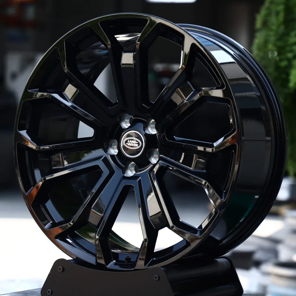 Land Rover Gloss Black 6-Spoke Y-Design Forged Wheels – Land Rover Defender Vertex Fitment (20-24in, 5x120) view 2