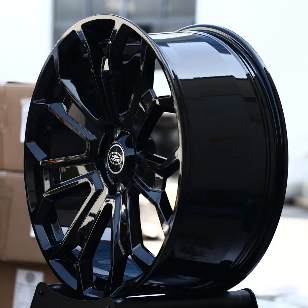 Land Rover Gloss Black 6-Spoke Y-Design Forged Wheels – Land Rover Defender Vertex Fitment (20-24in, 5x120) view 3