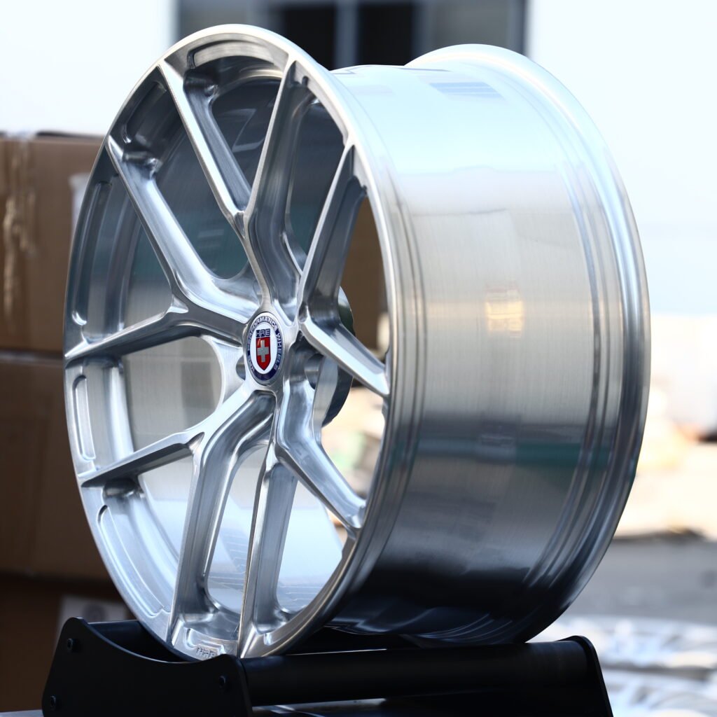 HRE Brushed Silver 5-Spoke Y-Design Forged Wheels – Mercedes-Benz S-Class Maybach Fitment (19-22in, 5x112) view 3