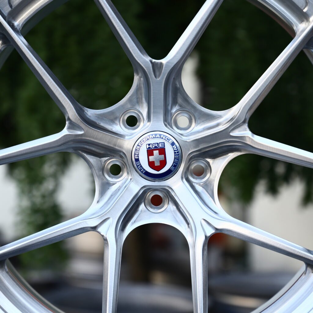 HRE Brushed Silver 5-Spoke Y-Design Forged Wheels – Mercedes-Benz S-Class Maybach Fitment (19-22in, 5x112) view 4