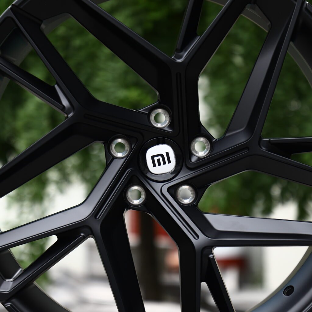 Xiaomi Matte Black 5-Spoke Y-Design Forged Wheels – Tesla Model Y Performance Fitment (19-21in, 5x114.3) view 4