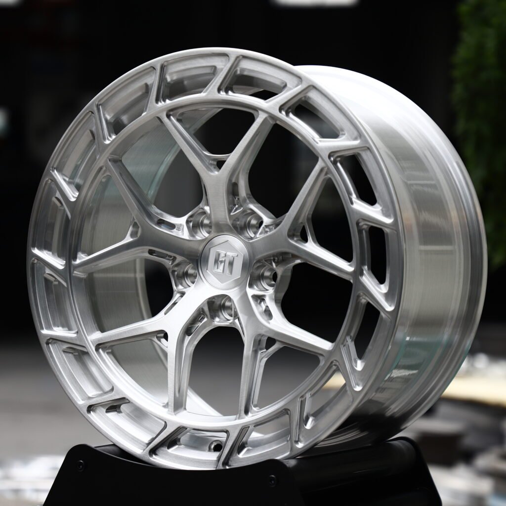 GT Full Polished Brushed Silver Mesh Multi-Spoke Forged Wheels – BMW M3 CS Handschalter Fitment (19-21in, 5x112) view 2