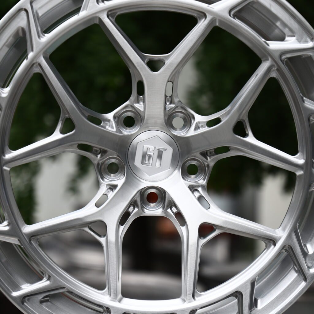 GT Full Polished Brushed Silver Mesh Multi-Spoke Forged Wheels – BMW M3 CS Handschalter Fitment (19-21in, 5x112) view 4