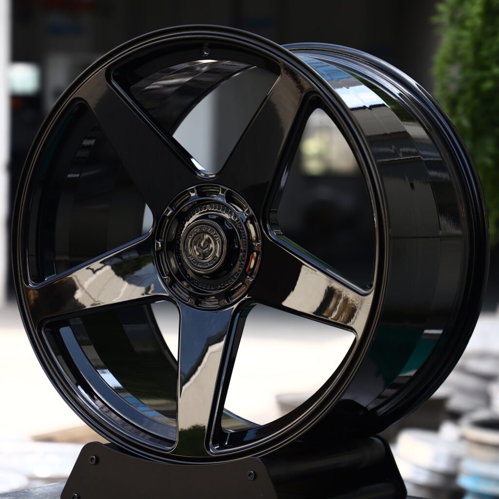 Porsche AURA252 Space Gray 5-Spoke Y-Design Forged Wheels – Porsche 911 Turbo S Fitment (19-21in, 5x130) view 2