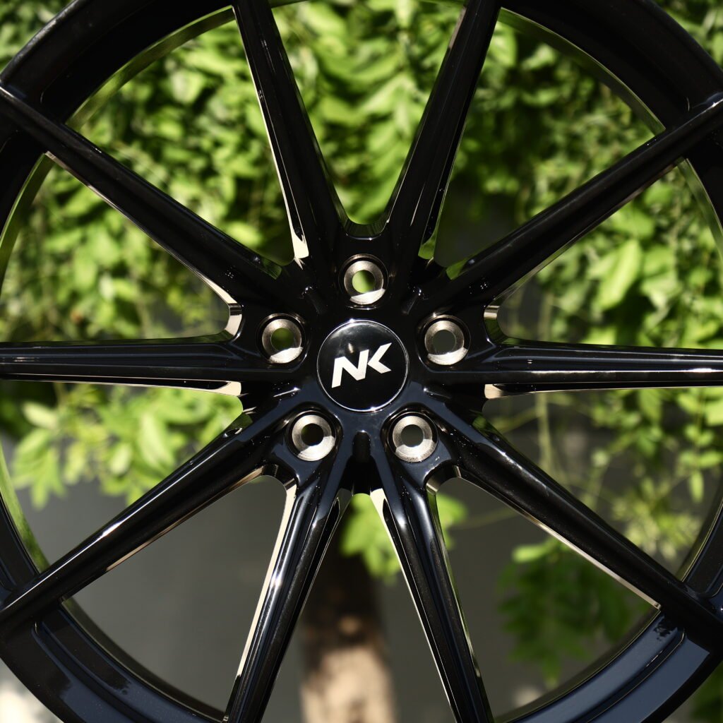 NK Gloss Black 10-Spoke Y-Design Forged Wheels – Mercedes-Benz S-Class Maybach Fitment (19-22in, 5x112) view 4