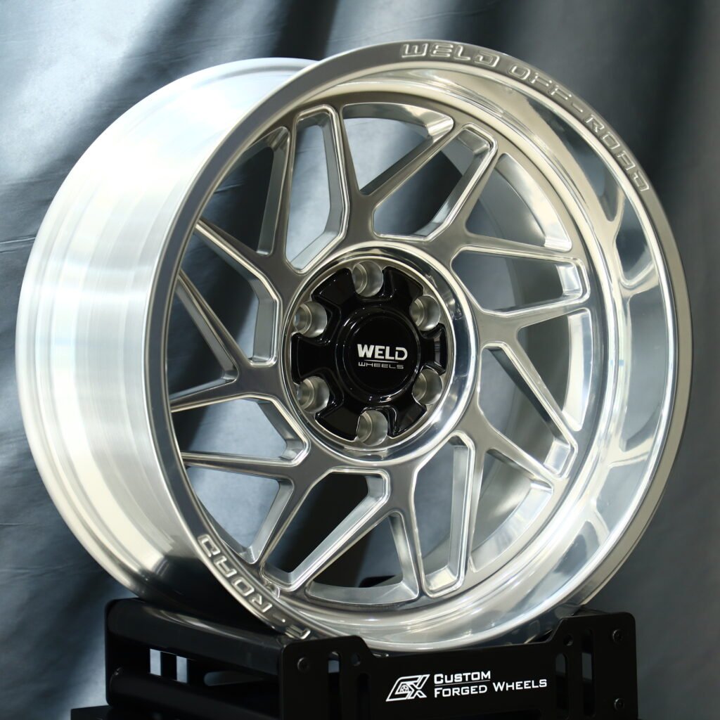 WELD Off-Road Polished Milled Wheels – Ford F-250/F-350 Super Duty Fitment (20-22in, 8x170) view 2