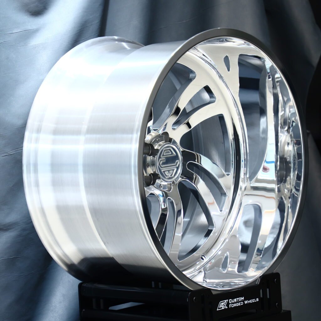 Polished Swirl 5-Spoke Deep-Dish Forged Wheels – Ram 1500 TRX Fitment (20-22in, 6×139.7) Deep Dish forged wheel