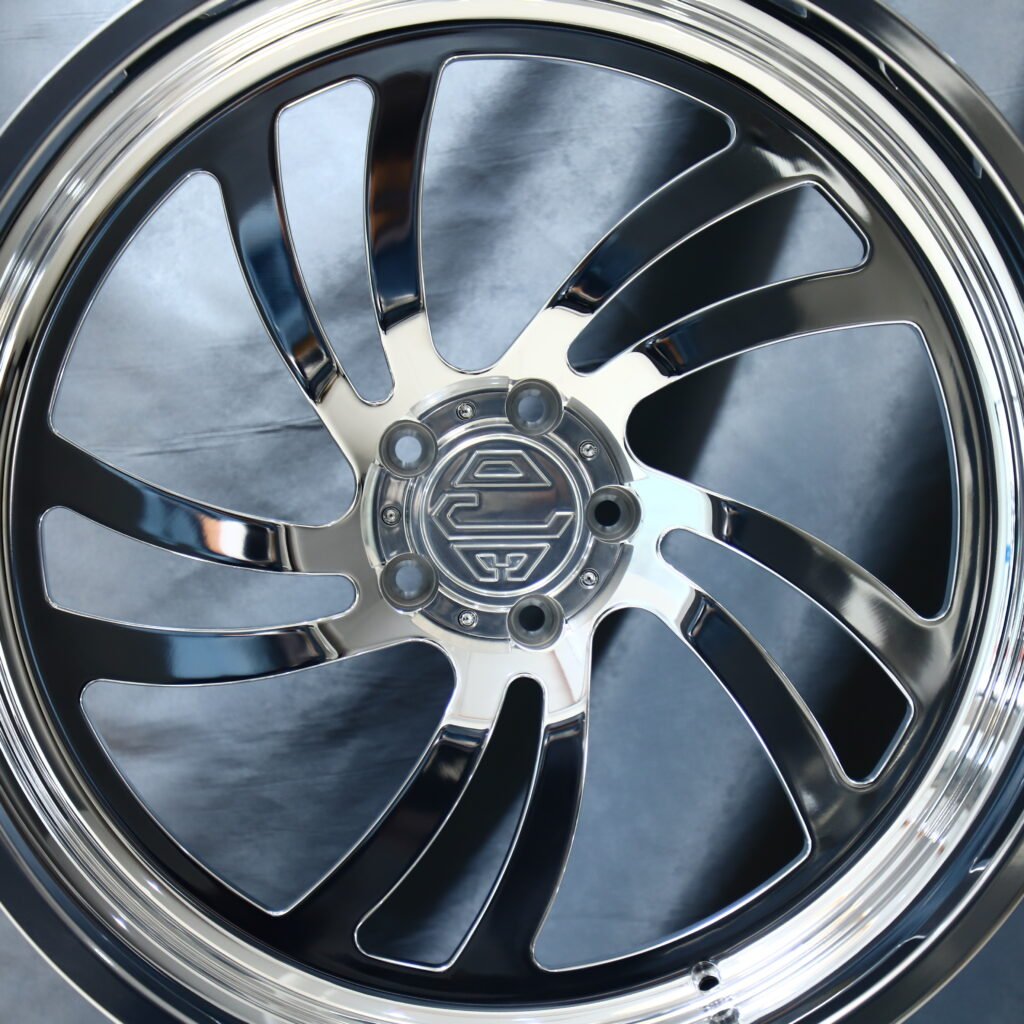 Polished Swirl 5-Spoke Deep-Dish Forged Wheels – Ram 1500 TRX Fitment (20-22in, 6×139.7) view 2