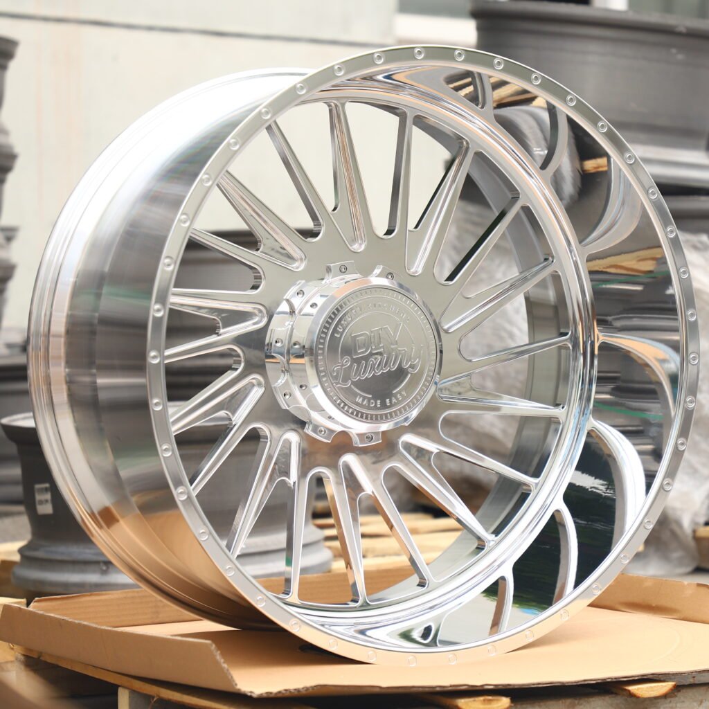 DIY Luxury Polished Multi-Spoke Forged Wheels – Ford F-250/F-350 Super Duty Fitment (20-22in, 8x170) view 2