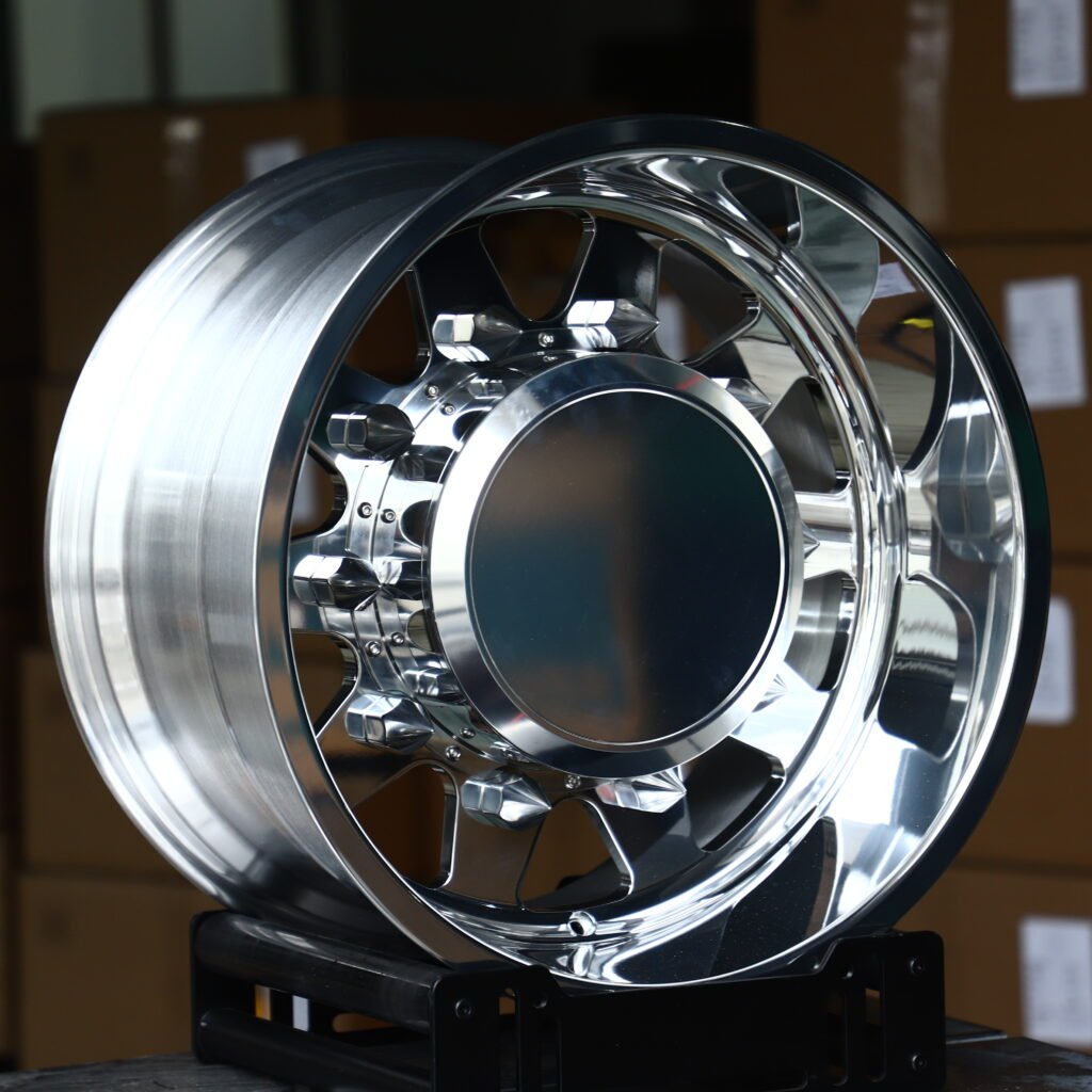 Polished Deep-Dish Dually Forged Wheels – Chevrolet Silverado 3500HD Dually Fitment (20-22in, 8×165.1) view 2