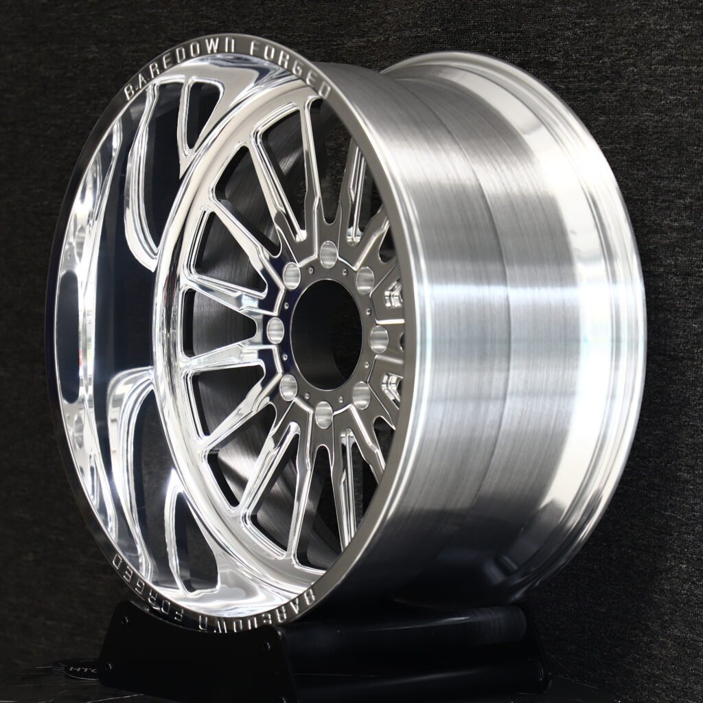 Baredown Forged Polished Spike Multi-Spoke Wheels – Ford F-250/F-350 Super Duty Fitment (20-22in, 8×170) H-Type forged wheel