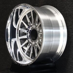 Baredown Forged Polished Spike Multi-Spoke Wheels – Ford F-250/F-350 Super Duty Fitment (20-22in, 8×170)