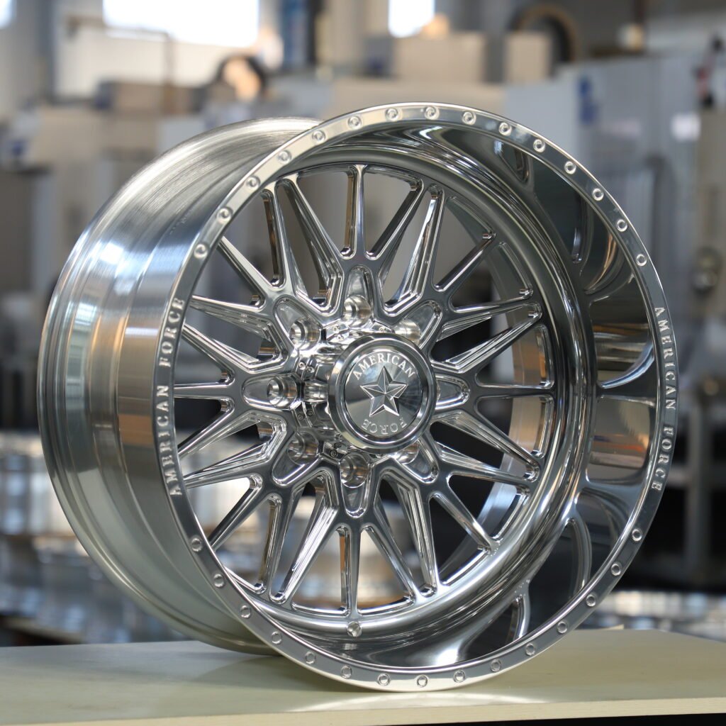 American Force Polished Multi-Spoke Wheels – Ford F-250/F-350 Super Duty Fitment (20-22in, 8x170) view 3