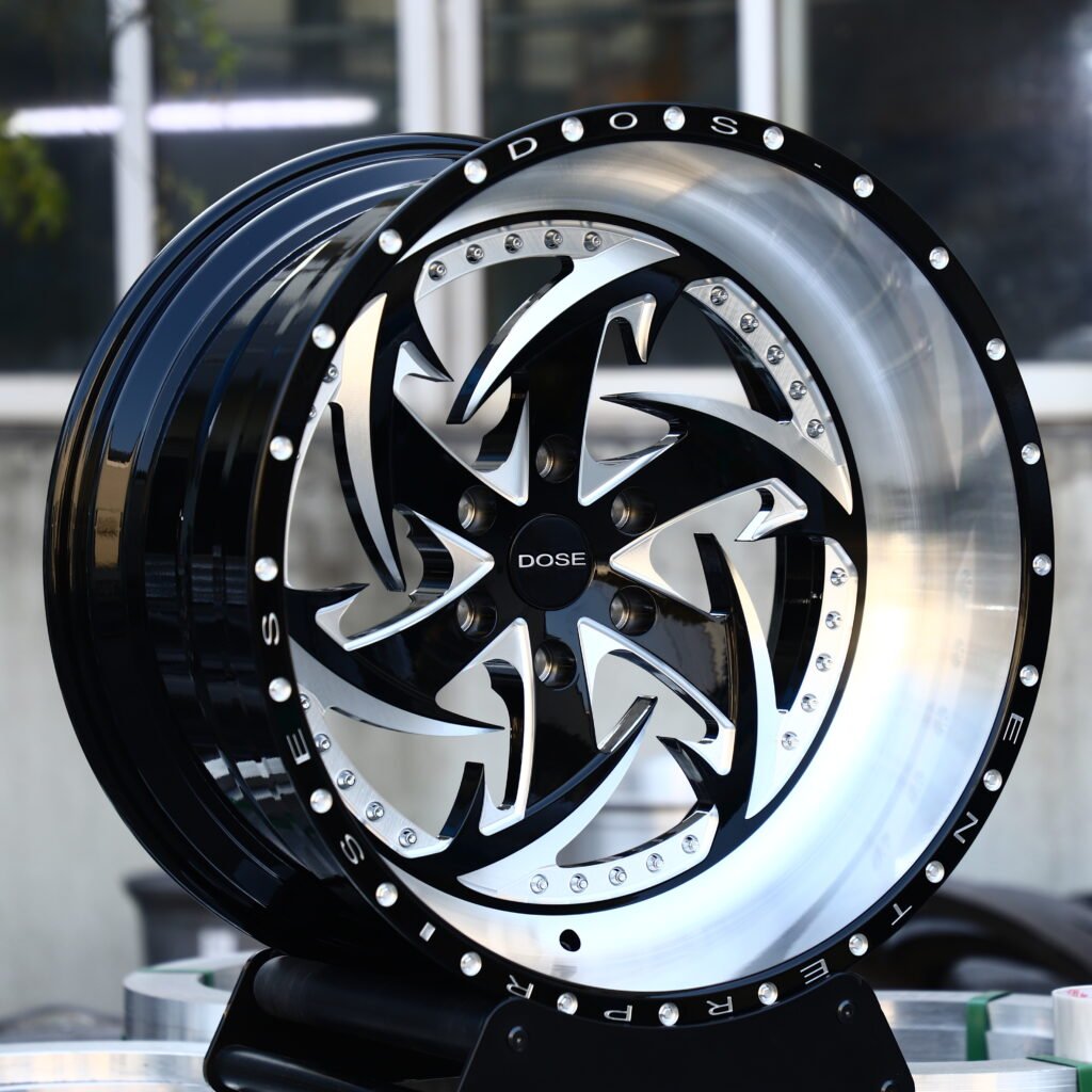 DOSE Wheels Black Machined Blade-Spoke Forged Wheels – Ford F-250/F-350 Super Duty Fitment (20-22in, 8x170) view 2