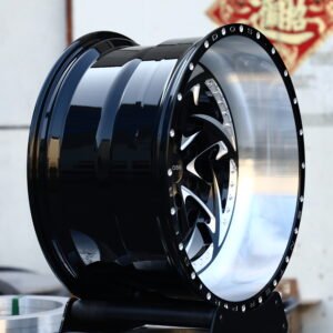 DOSE Wheels Black Machined Blade-Spoke Forged Wheels – Ford F-250/F-350 Super Duty Fitment (20-22in, 8×170)
