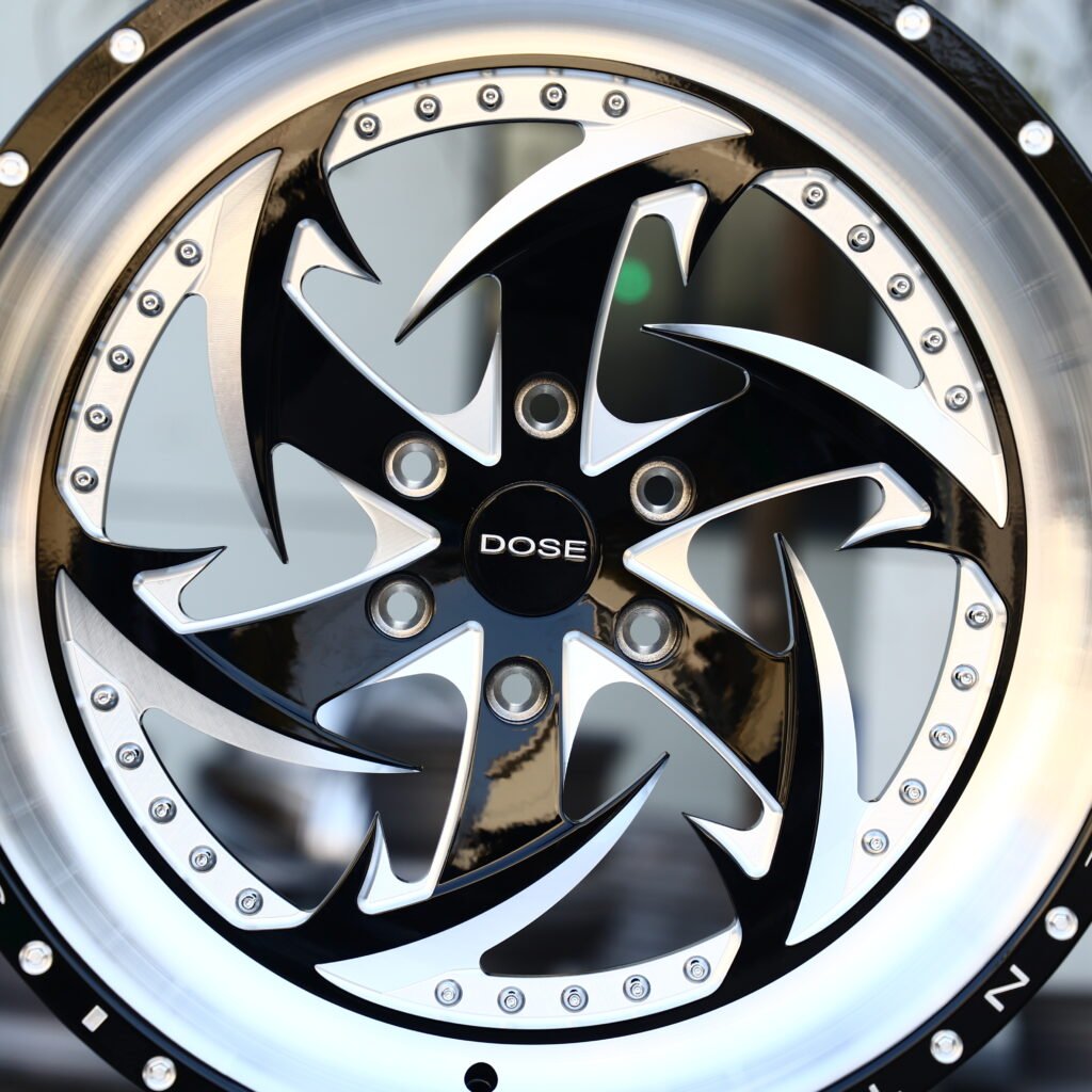 DOSE Wheels Black Machined Blade-Spoke Forged Wheels – Ford F-250/F-350 Super Duty Fitment (20-22in, 8x170) view 3