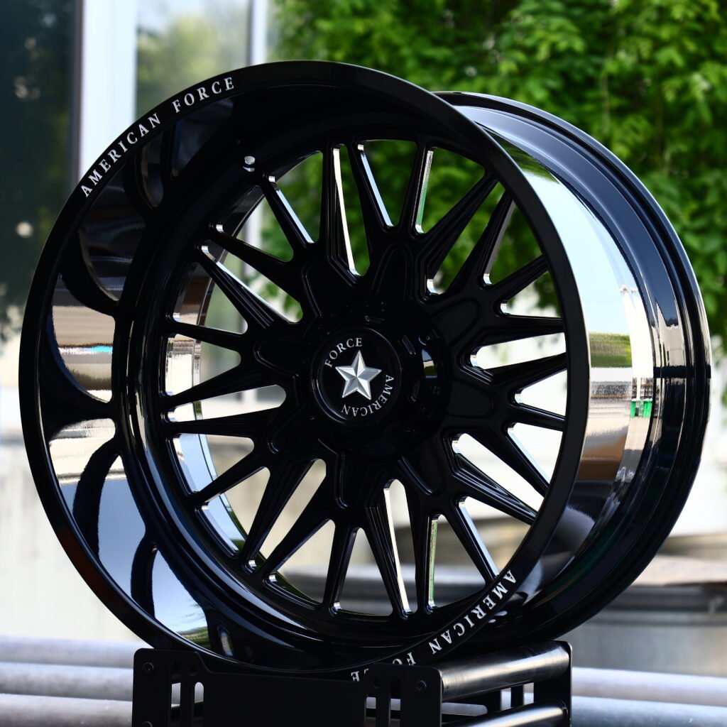 American Force Gloss Black Multi-Spoke Wheels – Ford F-250/F-350 Super Duty Fitment (20-22in, 8x170) view 2