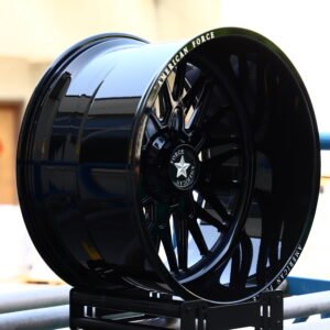 American Force Gloss Black Multi-Spoke Wheels – Ford F-250/F-350 Super Duty Fitment (20-22in, 8×170)