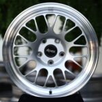 APEX ML-10RT-Style Brushed Silver Polished Lip Mesh Multi-Spoke Forged Wheels – BMW M3 CS Handschalter Fitment (19-21in, 5×112)