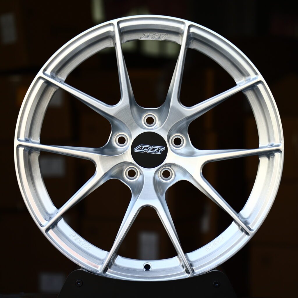 APEX VS 5RS Brushed Silver 10-Spoke Y-Design Forged Wheels – BMW M3 CS Handschalter Fitment (19-21in, 5×112) Реплика кованых дисков