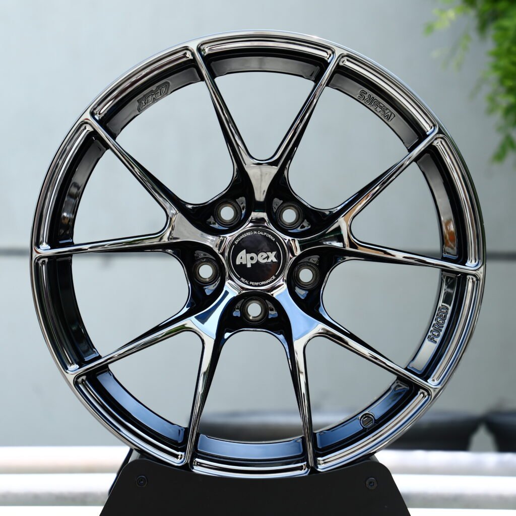 APEX VS 5RS Chrome Black 10-Spoke Y-Design Forged Wheels – BMW M3 CS Handschalter Fitment (19-21in, 5×112) Реплика кованых дисков