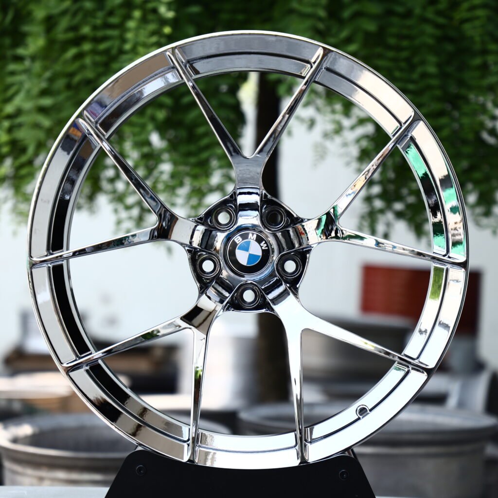 BBS FIR Chrome Silver 5-Spoke Y-Design Forged Wheels – BMW M3 CS Handschalter Fitment (19-21in, 5×112) Реплика кованых дисков