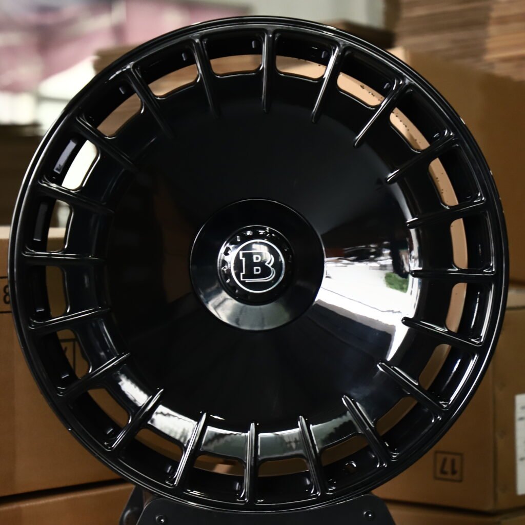 BRABUS Gloss Black Mesh Multi-Spoke Forged Wheels – Brabus 700 Widestar Fitment (19-24in, 5×112) Реплика кованых дисков
