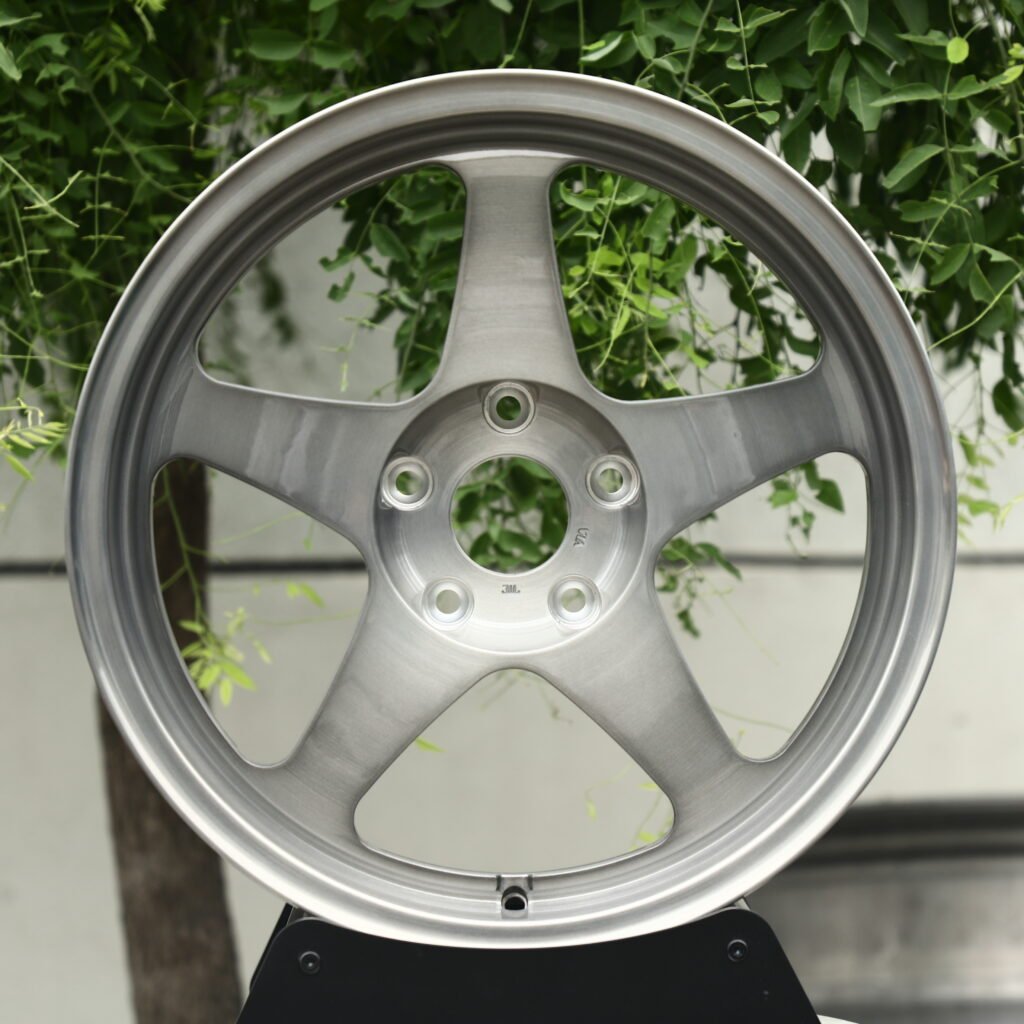 Brushed Silver 5-Spoke Forged Wheels – Honda Civic Type R Fitment (18-20in, 5×120) Гоночные кованые диски