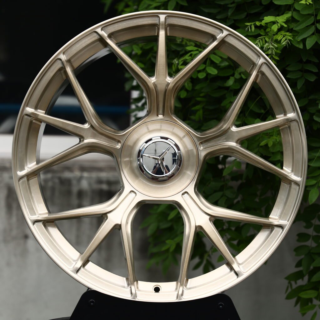 Clear Copper Tint 10-Spoke Y-Design Forged Wheels – Mercedes-Benz S-Class Maybach Fitment (19-22in, 5×112) Монолитные кованые диски (Monoblock)
