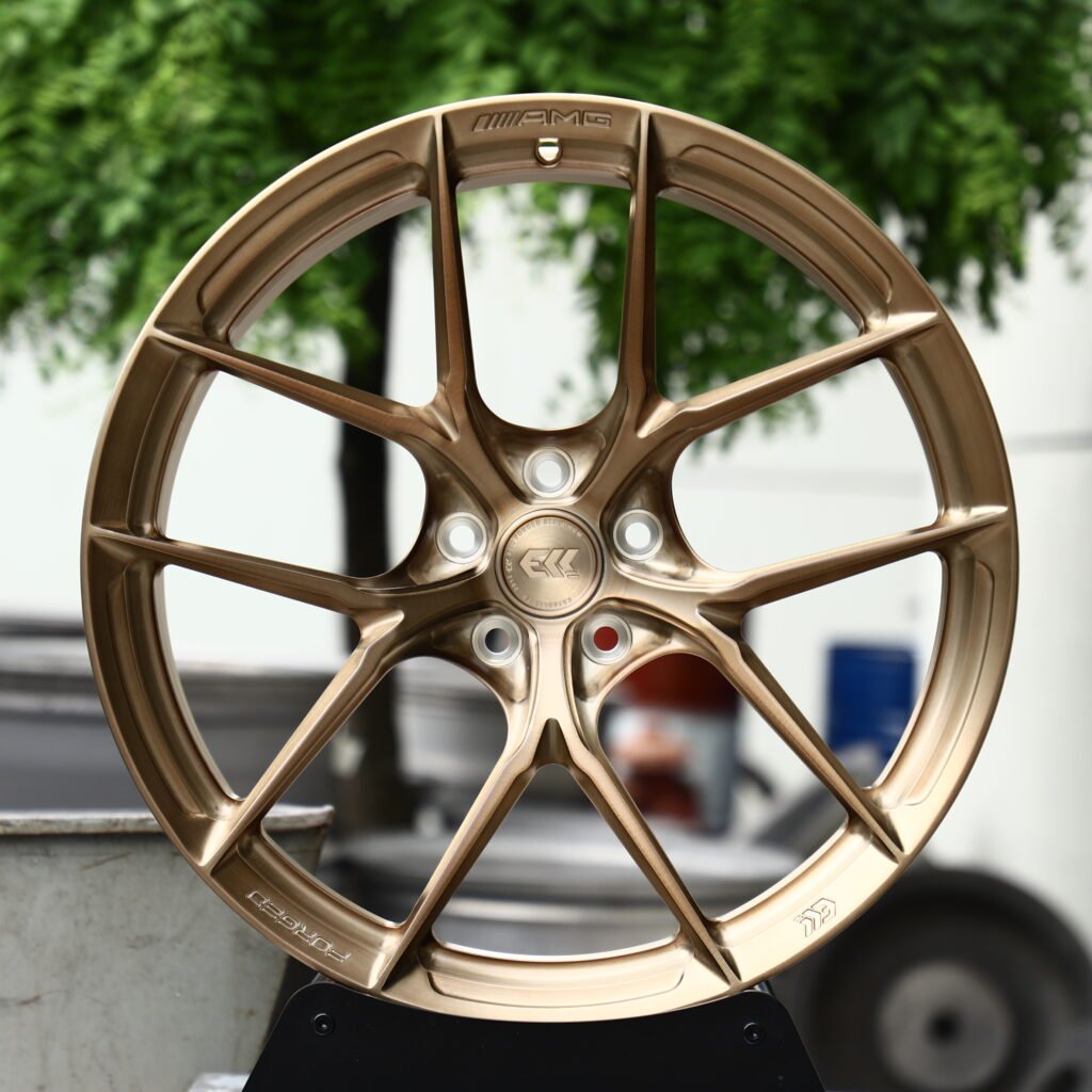 EK Clear Copper Tint 10-Spoke Y-Design Forged Wheels – Mercedes-Benz S-Class Fitment (19-22in, 5×112)