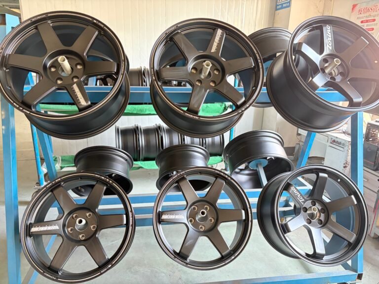 A finished ANKUSI forged wheel ready for final inspection