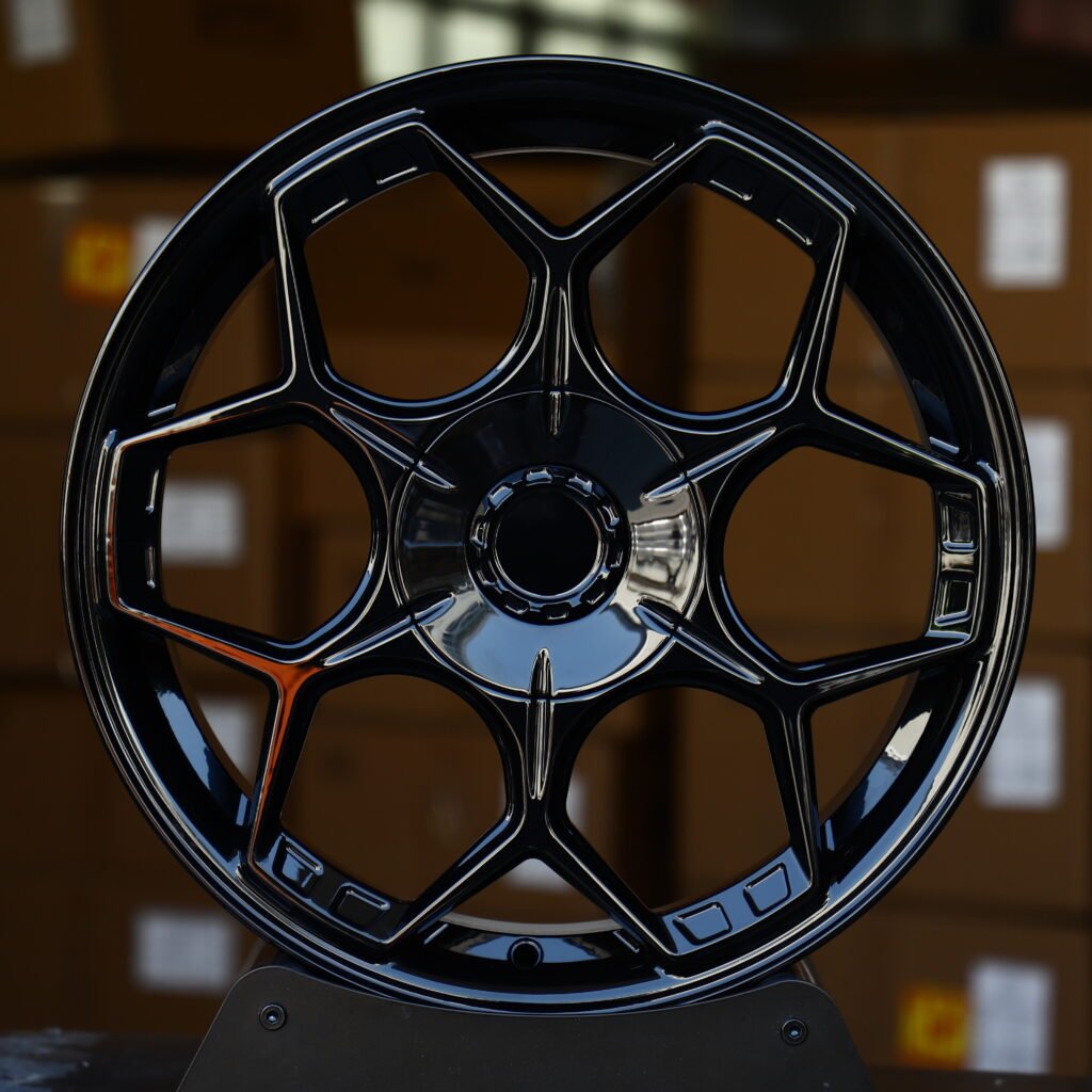 Gloss Black 5-Spoke Y-Design Forged Wheels – Mercedes-Benz AMG GT S Fitment (19-21in, 5×112) Монолитные кованые диски (Monoblock)