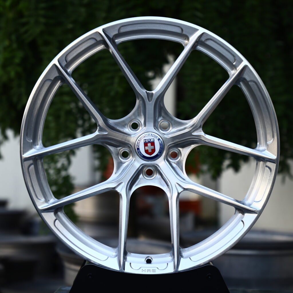 HRE Brushed Silver 5-Spoke Y-Design Forged Wheels – Mercedes-Benz S-Class Maybach Fitment (19-22in, 5×112) Replica forged wheel