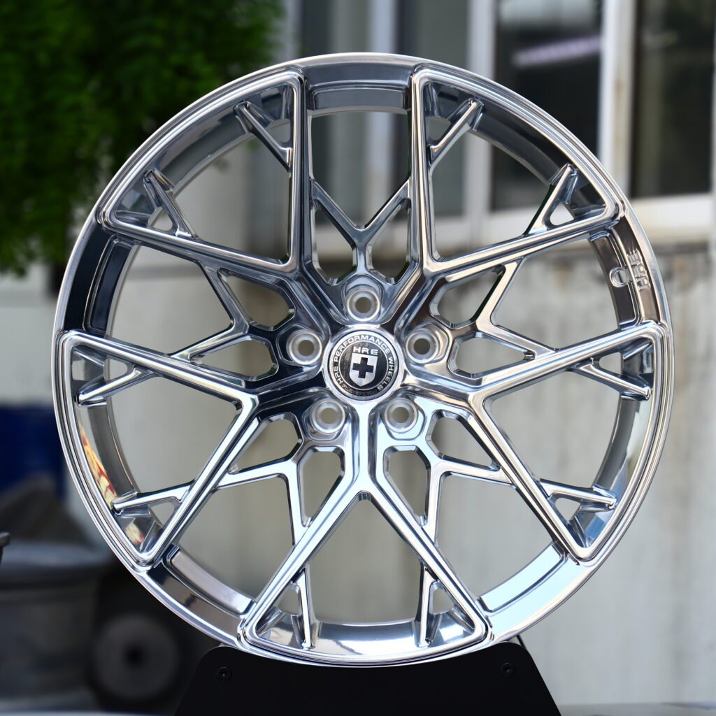 HRE FF10 High-Gloss Polished Silver 10-Spoke Y-Design Forged Wheels – Mercedes-Benz S-Class Fitment (19-21in, 5×112) Реплика кованых дисков