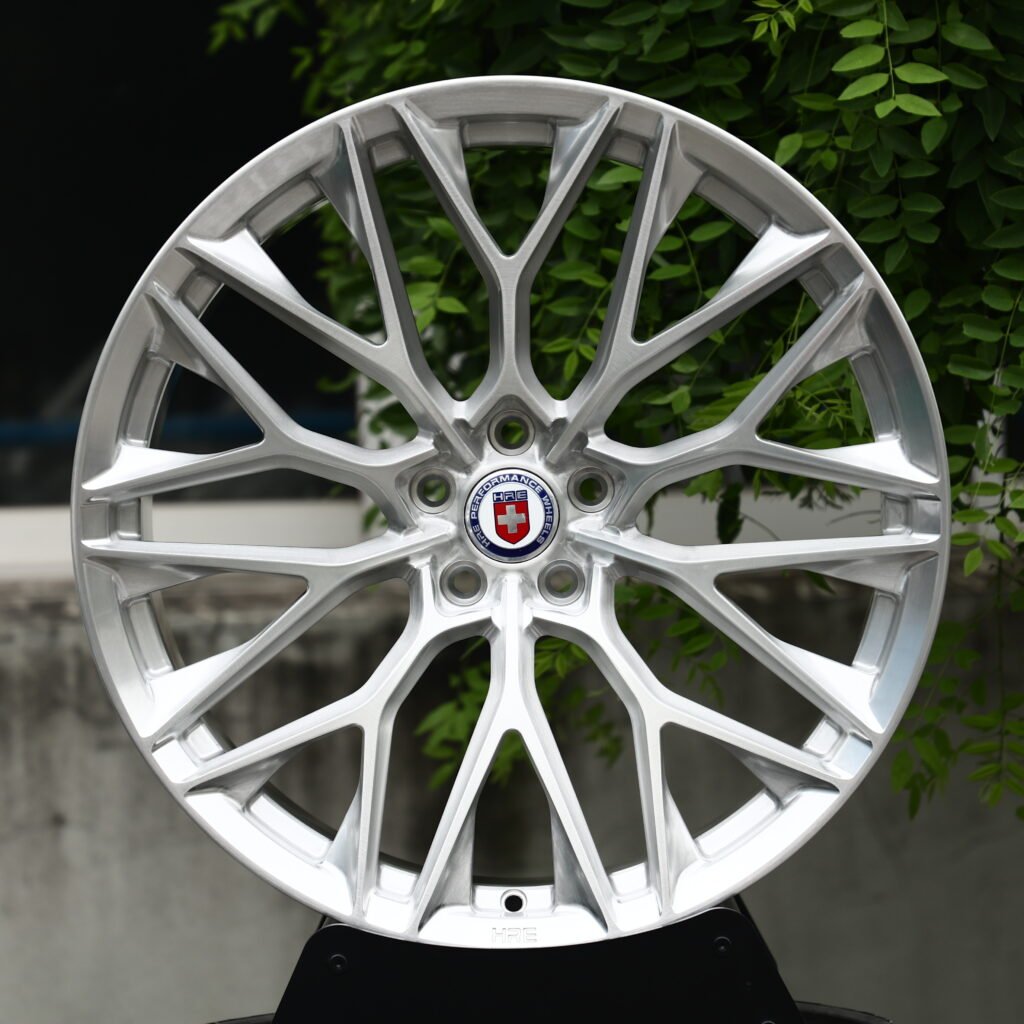 HRE P200 Brushed Silver Mesh Multi-Spoke Forged Wheels – BMW M3 CS Handschalter Fitment (19-22in, 5×112) Реплика кованых дисков