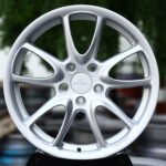 LEE Brushed Silver 5-Spoke Forged Wheels – Porsche 911 Turbo S Fitment (19-21in, 5×130)
