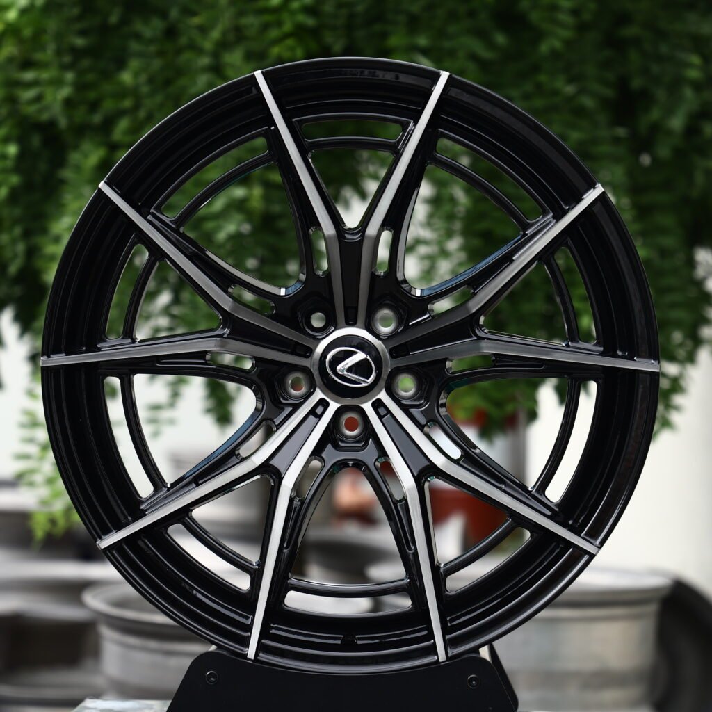 Lexus Machined Face 5-Spoke Y-Design Forged Wheels – Lexus IS 500 Launch Edition Fitment (19-22in, 5×114.3) Монолитные кованые диски (Monoblock)