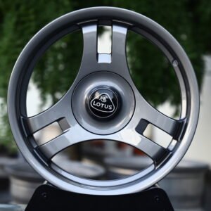 Lotus Brushed Gunmetal 3-Spoke Mesh Forged Wheels – Lotus Emira 420 Sport Fitment (20-22in, 5×114.3)