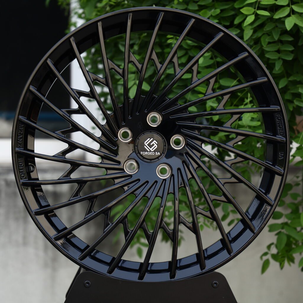 MZANZI EDITION Gloss Black Fine Multi-Spoke Forged Wheels – Mercedes-Benz S-Class Maybach Fitment (19-22in, 5×112) Монолитные кованые диски (Monoblock)