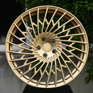 MZANZI EDITION Matte Gold Fine Multi-Spoke Forged Wheels – Mercedes-Benz S-Class Maybach Fitment (19-22in, 5x112)