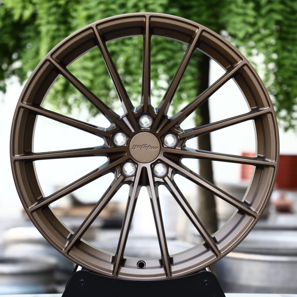 PACE WHEELS SW Matte Bronze 15-Spoke Forged Wheels – Mercedes-Benz S-Class Maybach Fitment (19-22in, 5×112) Монолитные кованые диски (Monoblock)