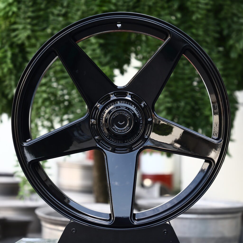 Porsche AURA252 Space Gray 5-Spoke Y-Design Forged Wheels – Porsche 911 Turbo S Fitment (19-21in, 5×130) Monoblock forged wheel