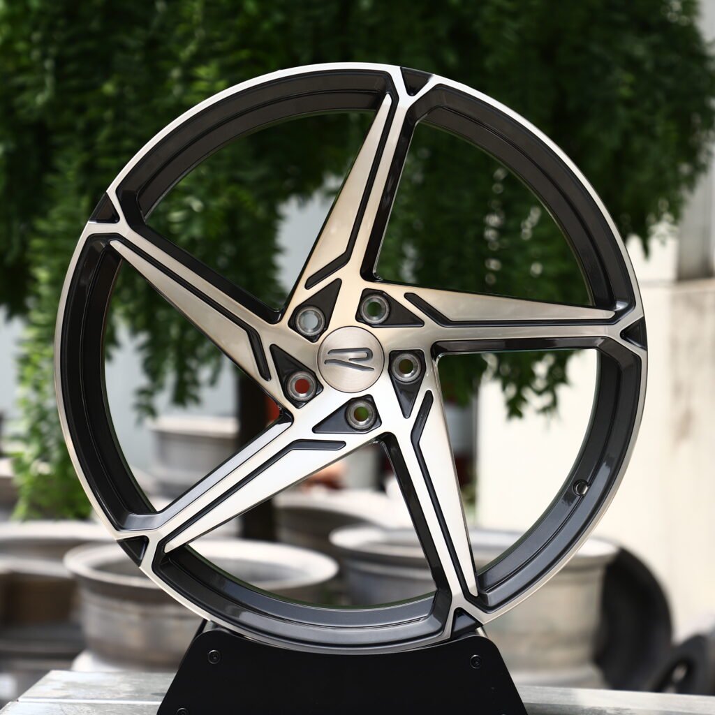 RAWACE Machined Face 5-Spoke Forged Wheels – Porsche 911 Turbo S Fitment (19-21in, 5×112) Монолитные кованые диски (Monoblock)