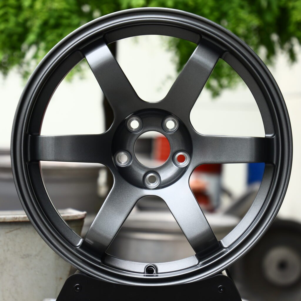 RAYS VOLK RACING TE37 Gunmetal Gray 6-Spoke Forged Wheels – Toyota GR Supra MkV Final Edition Fitment (18-20in, 5×112) Реплика кованых дисков