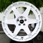 ROTIFORM 48 Gloss White 5-Spoke Forged Wheels – Volkswagen Golf GTI Edition 50 Fitment (18-21in, 5×112)