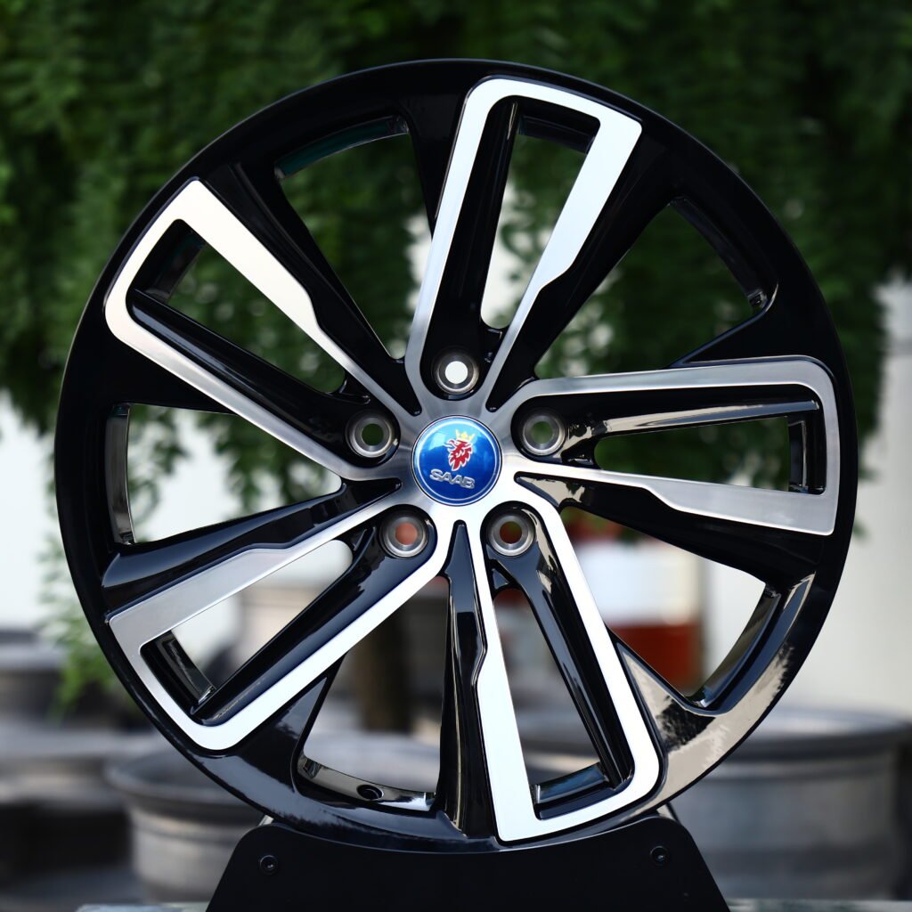 SAAB Machined Face 10-Spoke Y-Design Forged Wheels – Saab 9-5 SportWagon Fitment (19-22in, 5×120) Монолитные кованые диски (Monoblock)