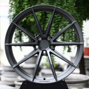 SVV Matte Gunmetal 10-Spoke Y-Design Forged Wheels – BMW M3 CS Handschalter Fitment (19-21in, 5x112)