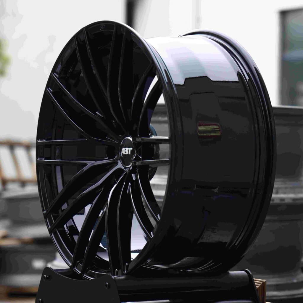 Audi RS3 8Y wheels – ABT Matte Silver 10 Y-Spoke, lip and barrel detail