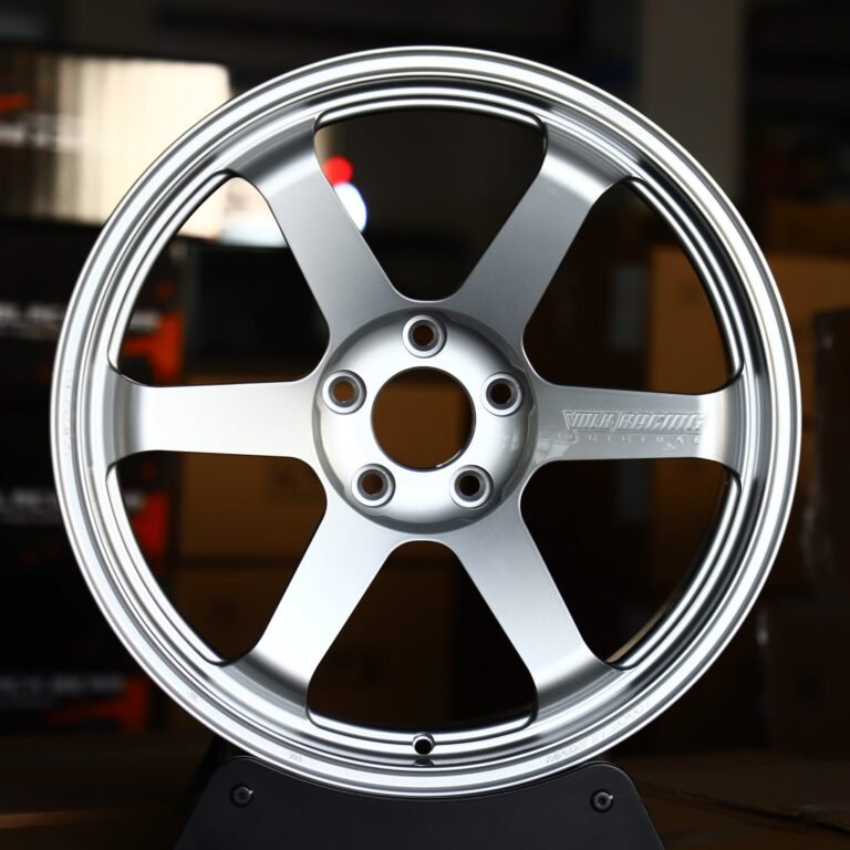 Honda S2000 wheels – Advan Racing Bright Silver 6-Spoke, front view